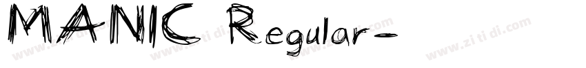 MANIC Regular字体转换